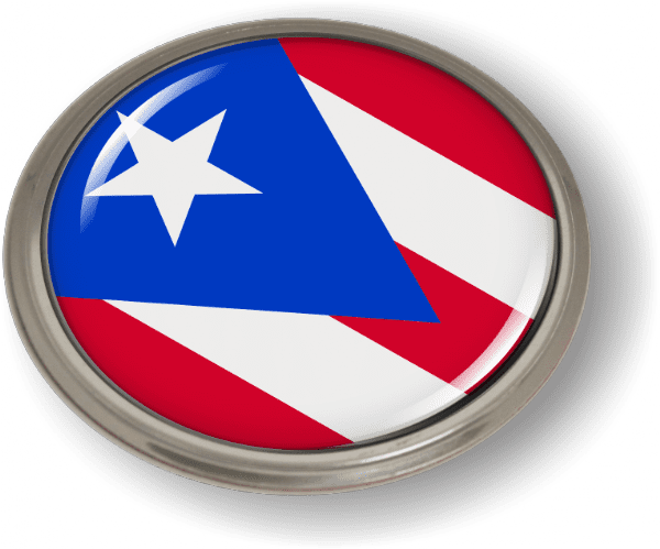 Puerto Rico - Flag - Country Emblem